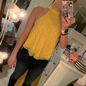 Kimchi Blue floral lace tank